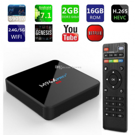 M96X PRO Plus S905W TV Box 2G 16G Android 7.1 Quad Core Smart TV Boxes Dual Wifi 2.4G 5G