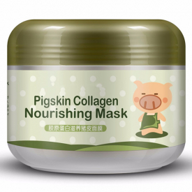 Pigskin Collagen Nourishing Face Mask Sleep Mask Shrink Pore Blackhead Facial Moisturizing Mask 100g
