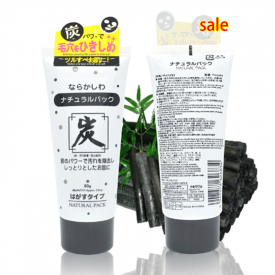 daiso japan deep cleaning skin charcoal peel off mask clear pore remove blackhead mask 80g new
