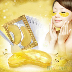 wholesale-5 packs moisturizing eye patches sheet beauty gold crystal collagen eye mask 4e1c 7gz4