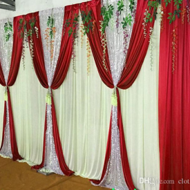wedding backdrop with sequins swags decorations backcloth Party Curtain stylist Celebration Stage curtain design stylist Background wall valance