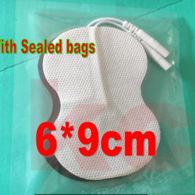 2000p large electro shock gourd type pin self-adhesive electrodes pads for electrode tens unit & e-stim pulse massager with sealed package