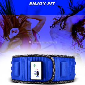 Quality goods lose weight belt fat abdomen lazy x 5 times slimming thin waist belly instrument material vibration reduction power plate New