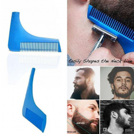 Multi Colors Bro Beard Shaping Tool Mens Useful Beard Trim Template Hair Cut Hair Molding Trim Template Beard Modelling Tool