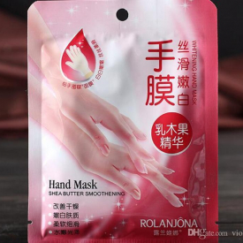 2017 ROLANJONA Hand SKIN Care Hand Mask Shea Butter Essence Soft Hand Mask