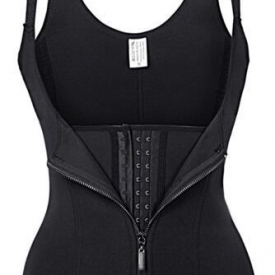 Neoprene Sauna Vest Body Shaping Corset Slimming Waist Trainer Workout Shapewear Adjustable Sweat Belt Corset Cincher