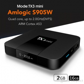 Amlogic S905W TX3 Mini TV Box Android 7.1 2G 16G Quad Core IPTV code Live TV Channel iptv free smart tv box