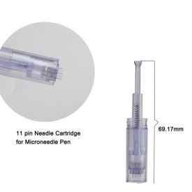 High quality Dermapen Microneedle tips 11 needle Noven-XL cartridge for Dermapen 2, Goldpen, DR Skin Care Fading Whitening