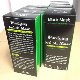 300pcs SHILLS Deep Cleansing Black Mask Pore Cleaner 50ml Purifying Peel-off Mask Blackhead Facial Mask with Plastic Sealed Box Specifiction