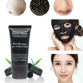 50pcs Black Mask Facial Mask Nose Blackhead Remover Peeling Peel Off Black Head Acne Treatments Face Care Suction
