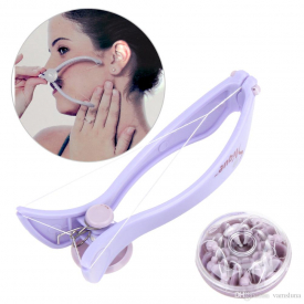 Women Face Facial Body Hair Threading Remover Clip Defeatherer Body Hair Epilator Threader System Tools Beauty care