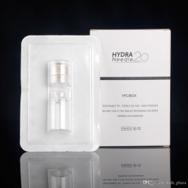 5 pcs Hydra Needle 20 Aqua Micro Channel Mesotherapy Gold Needle Fine Touch System derma stamp