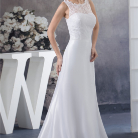 2017 Hot Sale Scoop Lace Mermaid Wedding Dresses Appliques Lace Up Cheap Vintage Plus Size Bridal Gowns BM42