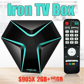 Presale MAGICSEE Iron Internet Box For TV Amlogic S905X Android 6.0 TV Boxes 2GB 16GB 2.4G WIFI 4K H.265 HDMI2.0 Best Internet TV Box