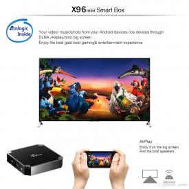 X96 Mini android N 7.1.2 ready amlogic S905W new tv box 1g+8g X96 mini S905W eMMC flash