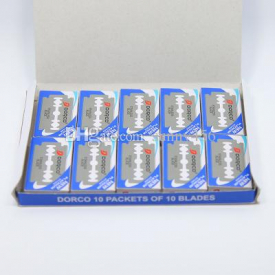 new Good Quality 100 pcs Per Pack Dorco Platnum ST300 Stainless Steel Double Edge Blade Safety Razor Blade,Free Shipping