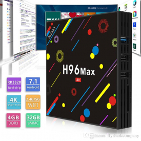 Android 7.1 Smart TV Box H96 Max 2018 New TV Box 4GB 32GB DLNA USB3.0 2.4G 5G AC WiFi bluetooth H.265 HEVC 4k ultra media player