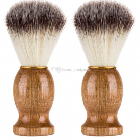 Men Beard Brush synthetic bristl Men's Shaving Brush Barber Salon Men Facial Beard Cleaning Tool Make up Brushes