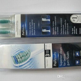 hot Sonicare Toothbrush Head packaging electric ultrasonic Replacement Heads For Phili Sonicare ProResults HX6013 3ps/lot