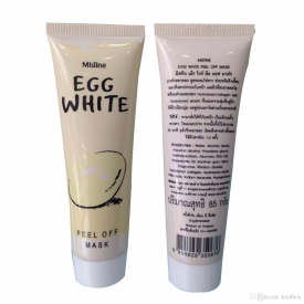 Egg White Peel Off Face Mask Collagen Blackhead Remover Thailand Moisturizing Beauty Products Mask 85g
