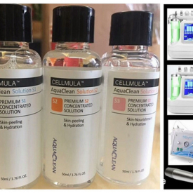 Aqua Clean Solution / Aqua Peel Concentrated Solution 50ml Per Bottle Aqua Facial Serum Hydra Facial Serum For Normal Skin