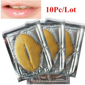 lips care mask plump lip gold crystal collagen lip mask moisturizing essence lip care skin patch pads