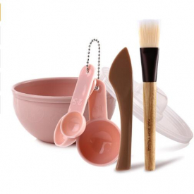 diy facial mask kit 7 in 1 skin care makeup tools face mask brush beauty bowl set mask stir spatula mixing stick spoon