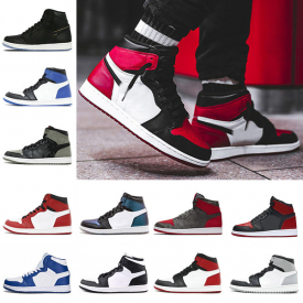 OG 1 Top 3 Men's Basketball Shoes Wheat Gold Bred Toe Chicago Banned Royal Blue Fragment UNC HOMAGE TO HOME New Love City Of Flight US 7-13