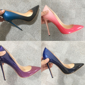Women Pumps Fashion Gradient High Heels Shoes Women Wedding Shoes Stiletto Heels Womens Summer Pumps Sexy Extreme High Heels 12CM