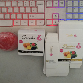 bumebime handwork whitening soap with fruit essential natural mask white bright oil soap ng dhl