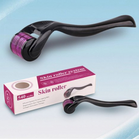 DHL free 0.5 1.0 1.5 2.0mm 540 Needles Derma Micro Needle Skin Roller Dermatology Therapy with retail box package