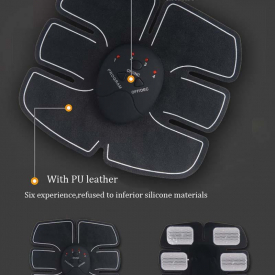 EMS Abdominal Muscle Trainer Stimulator Body Electric Pulse Treatment Slimming Massage Training Pads Fat Burner Gymnic Belt