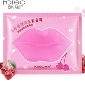 new han chan cherry nourish moisture lip mask  lip lines water tender moistening lip care cosmetics