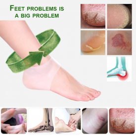 1pair=2pcs silicone heel sleeve that relieve heel's pressure and repair heel's injure and protect heels
