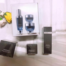 famous brand black bottles 15ml eye cream+50ml face cream +50ml night cream advaced for lines activating skin care set dhling