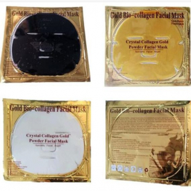 Facial Mask Gold Bio – Collagen mud Face sheet Masks Golden Crystal Powder Moisturizing Anti aging Whitening Skin Care Smoother beauty DHL