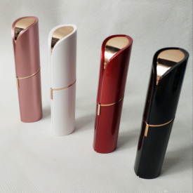 Box package popular Lipstick Facial Hair Remover Face Hair Removal Epilator Painless 18K Gold Plated Remover 4 colors choose Free Shipping
