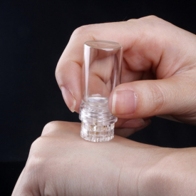 Automatic Hydra Needle 20 bottle Aqua Micro Channel Mesotherapy Gold Needle Fine Touch System derma stamp