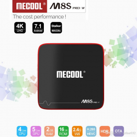 Android 7.1 AndroidTV OS Google Voice Control TV Box Amlogic S905W Quad Core 2G DDR3 16GB eMMC With 2.4G Voice IR Remote Control