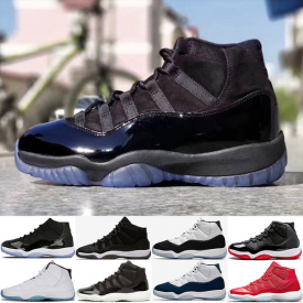 new 11 cap and gown prom night 11s men basketball shoes space jam bred concord prm heiress win like 96 legend blue sneakers