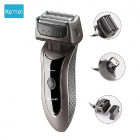 Kemei 3 Dimensional Floating Electric Shaver For Man Shaving Machine electric razor for man beard trimmer Scheerapparaat 5