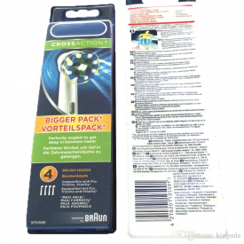 Oral Hygiene CROSS-A Toothbrush Replacement Brush Heads EB50-4 1set=4pcs Toothbrush Heads Pro Results Standard 4 brush heads toothbrush head