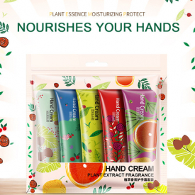 BIOAQUA Hand Cream Set Plant flavor Moisturizing Hydra Moisturizing Nourishing Anti-chapping Whitening skin care set 30g