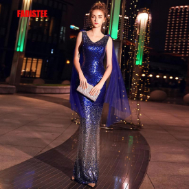 FADISTEE New arrival evening elegant prom dresses Vestido de Festa gown Robe De Soiree sequin gradually changing color mermaid