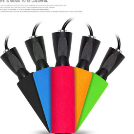 Gym Aerobic Exercise Boxing Skipping Jump Rope Skip Rope Cord Speed Fitness Jumping Exercise Equipment Skipping Rope KKA7786