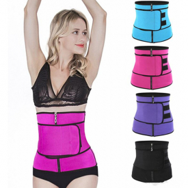 2020 Body Shaper Slimming Wrap Belt Waist Trainer Cincher Corset Fitness Sweat Belt Girdle Shapewear Plus Size Women Mens Fajas Sauna
