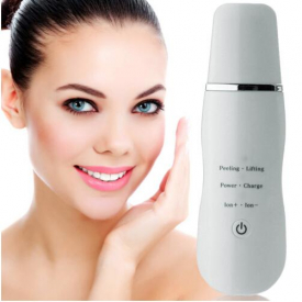 portable ultrasonic skin scrubber deep clean vibration facial exfoliator peeling massager cleaner skin care usb rechargeable