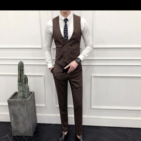 Cheap And Fine Double-Breasted Single breasted Vests British style for men Suitable for men's wedding / dance / dinner best men's vest A17