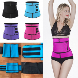 10pcs body slimming wrap belt waist trainer cincher corset fitness sweat belt girdle wear plus size women mens fajas sauna