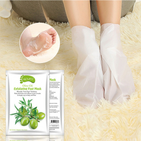 8 Flavor ALIVER Feet Exfoliating Foot Mask Magic Dead Skin Peeling Feet Mask Sock Exfoliating Foot Mask Feet Skin Care